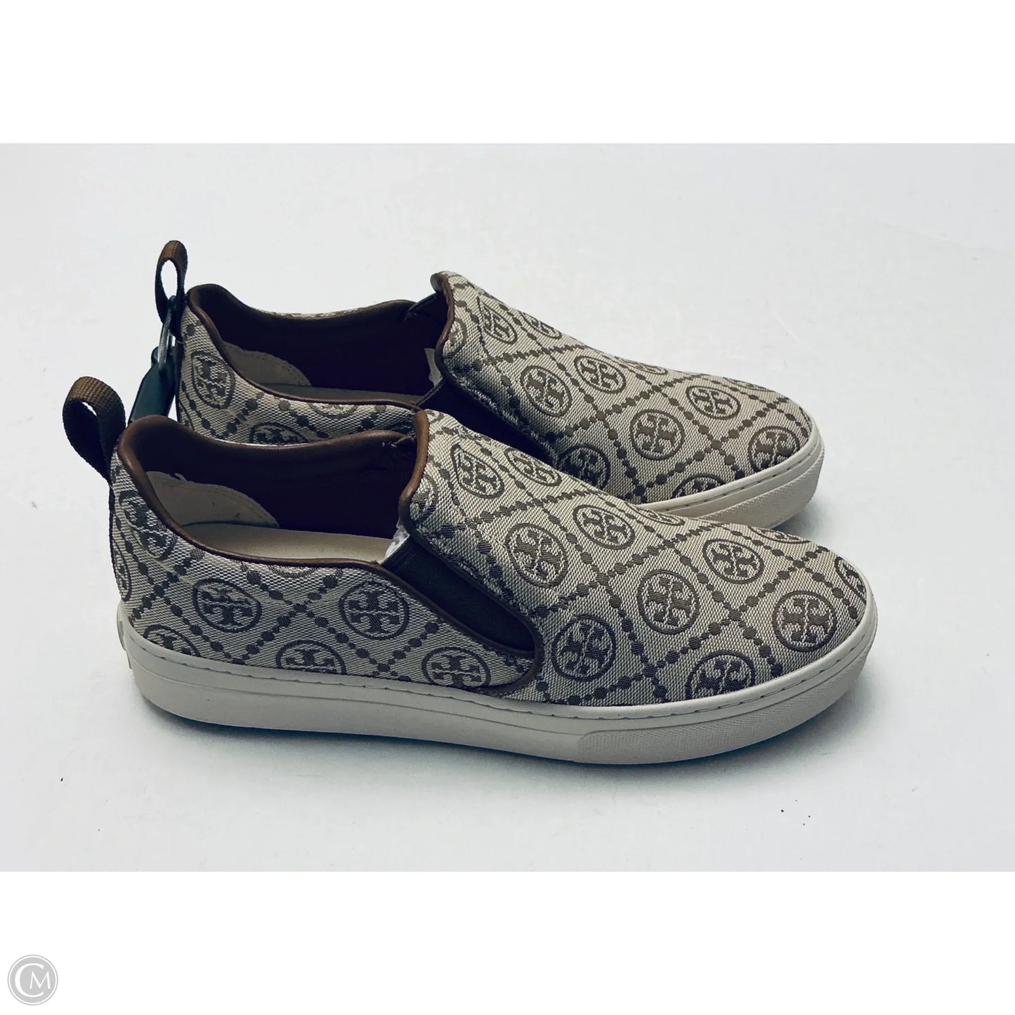 Shoes Designer By Tory Burch In Brown & Tan, Size: 8