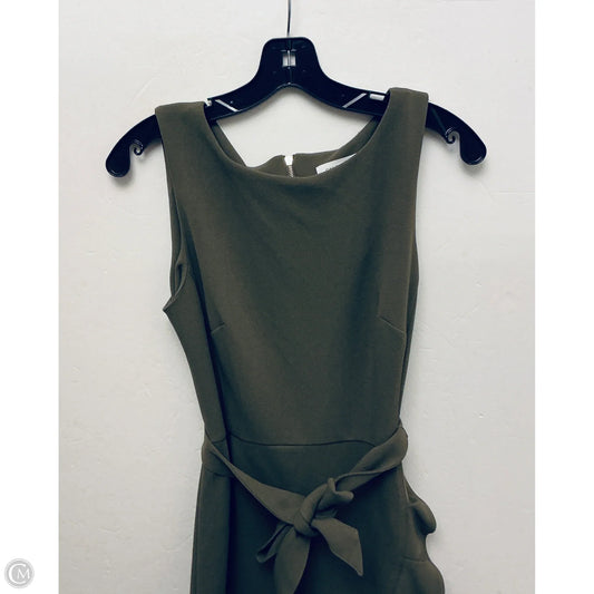 Dress Work By Calvin Klein In Green, Size: M