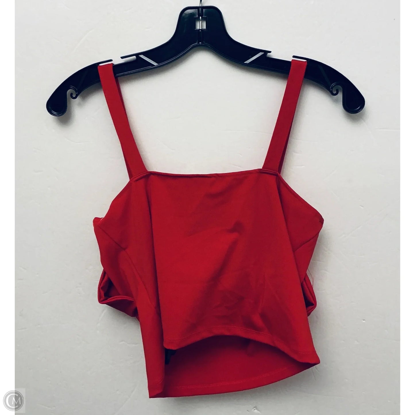 Top Sleeveless By Divided In Red, Size: M