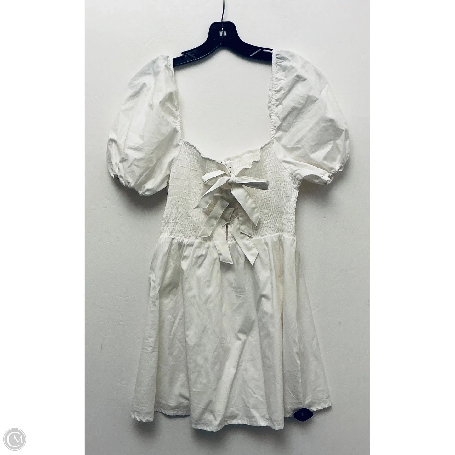 Dress Casual Midi By Divided In White, Size: L
