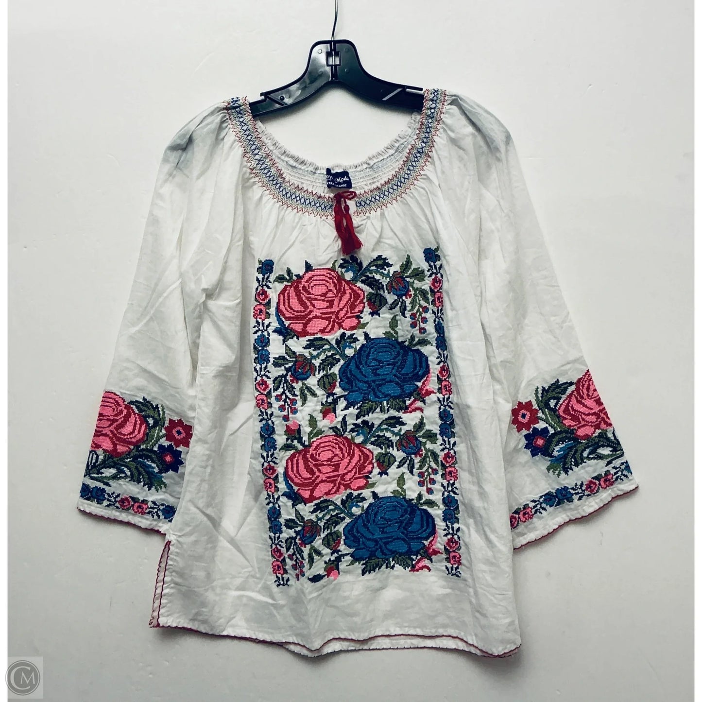 Top Long Sleeve By Clothes Mentor In Floral Print, Size: Xl