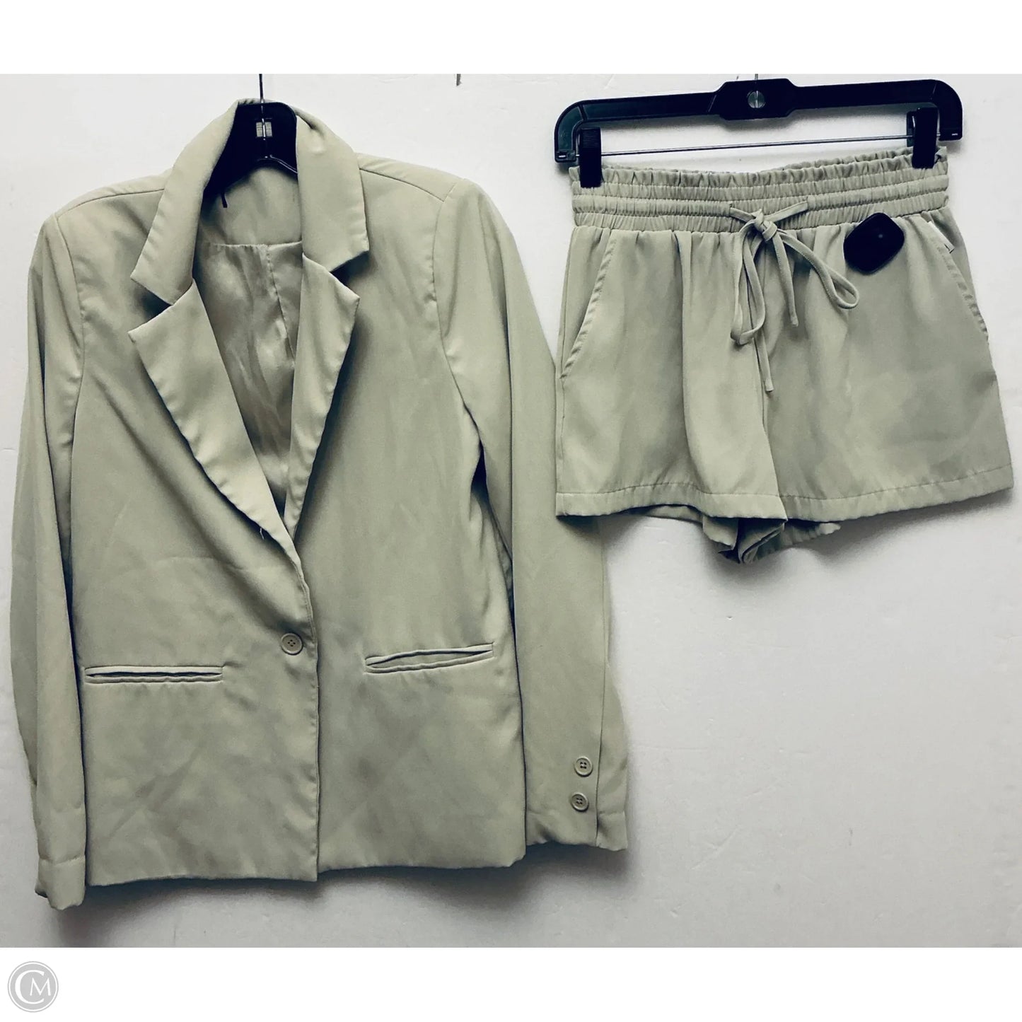 Shorts Set By Cme In Green, Size: S
