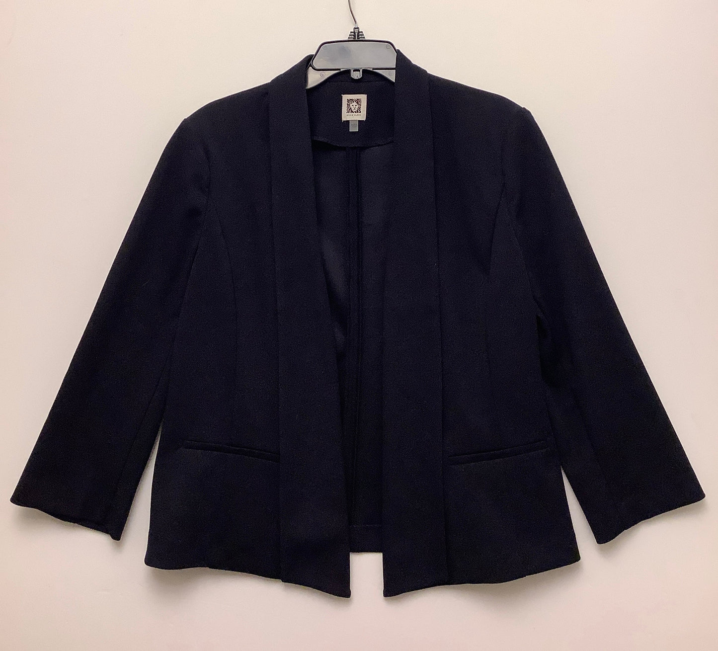 Blazer By Anne Klein In Navy, Size: L