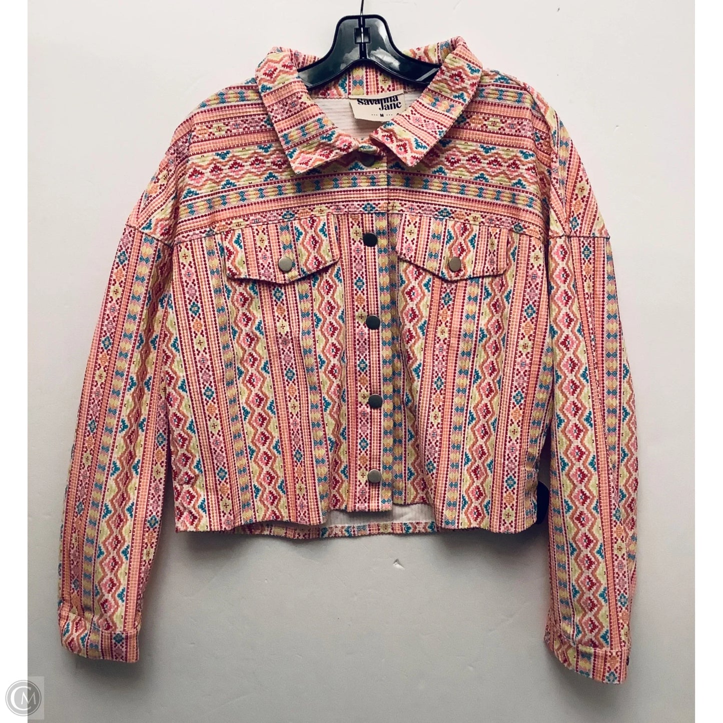 Jacket Other By Savanna Jane In Multi-colored, Size: M