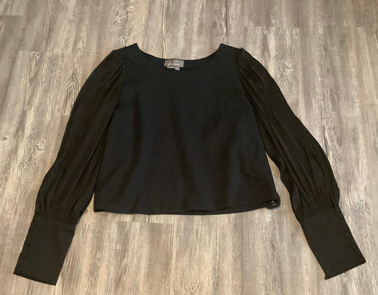 Black Top Long Sleeve Anthropologie, Size L