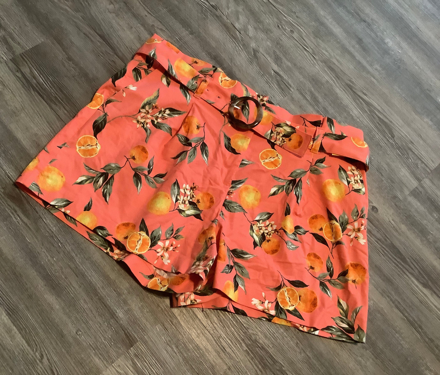 Orange Shorts Loft, Size 16