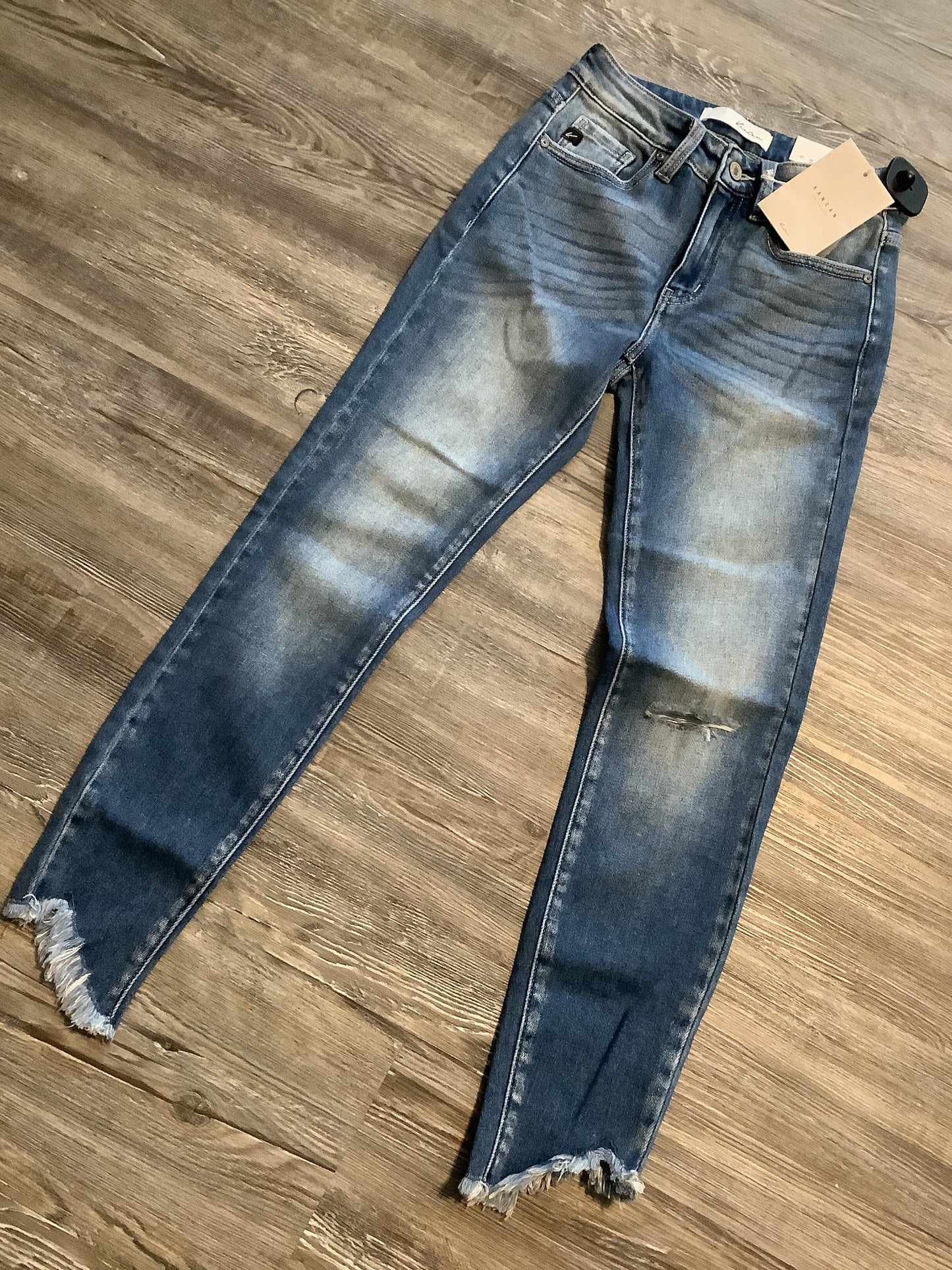 Blue Denim Jeans Skinny Kancan, Size 2