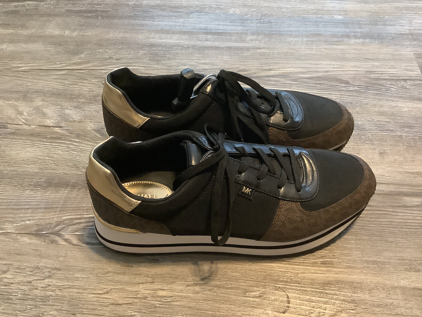 Black Shoes Sneakers Michael Kors, Size 10