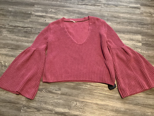 Sweater By Free People In Pink, Size: M