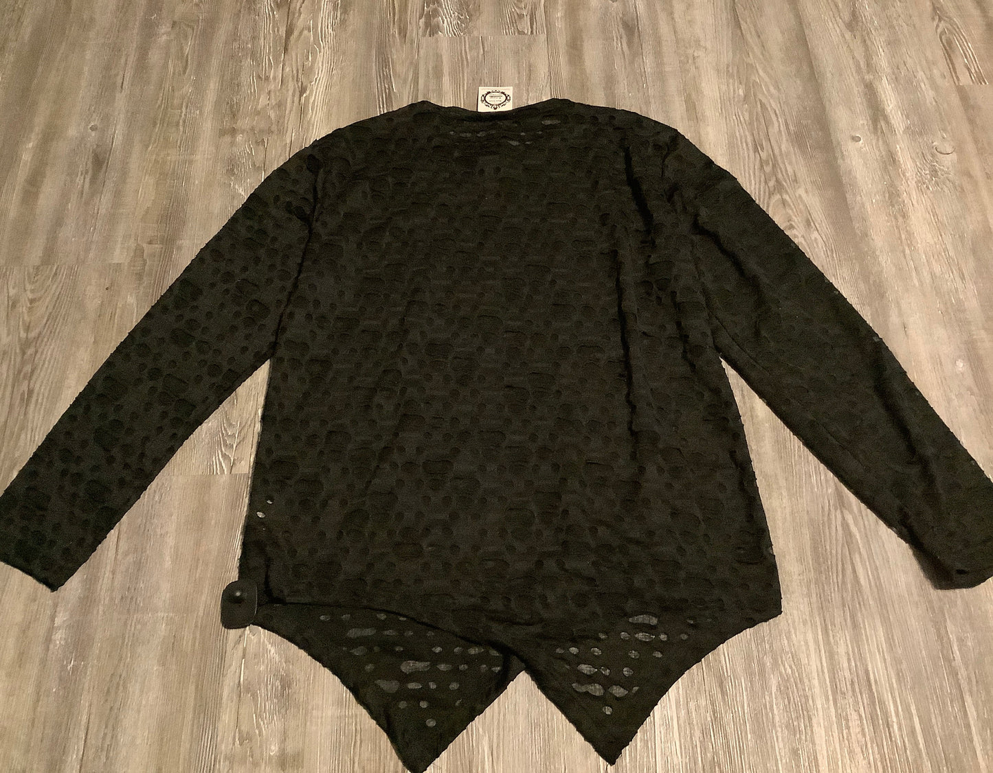 Top Long Sleeve By Clothes Mentor In Black, Size: Xl