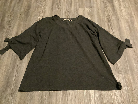 Top Long Sleeve By Soft Surroundings In Grey, Size: Xl