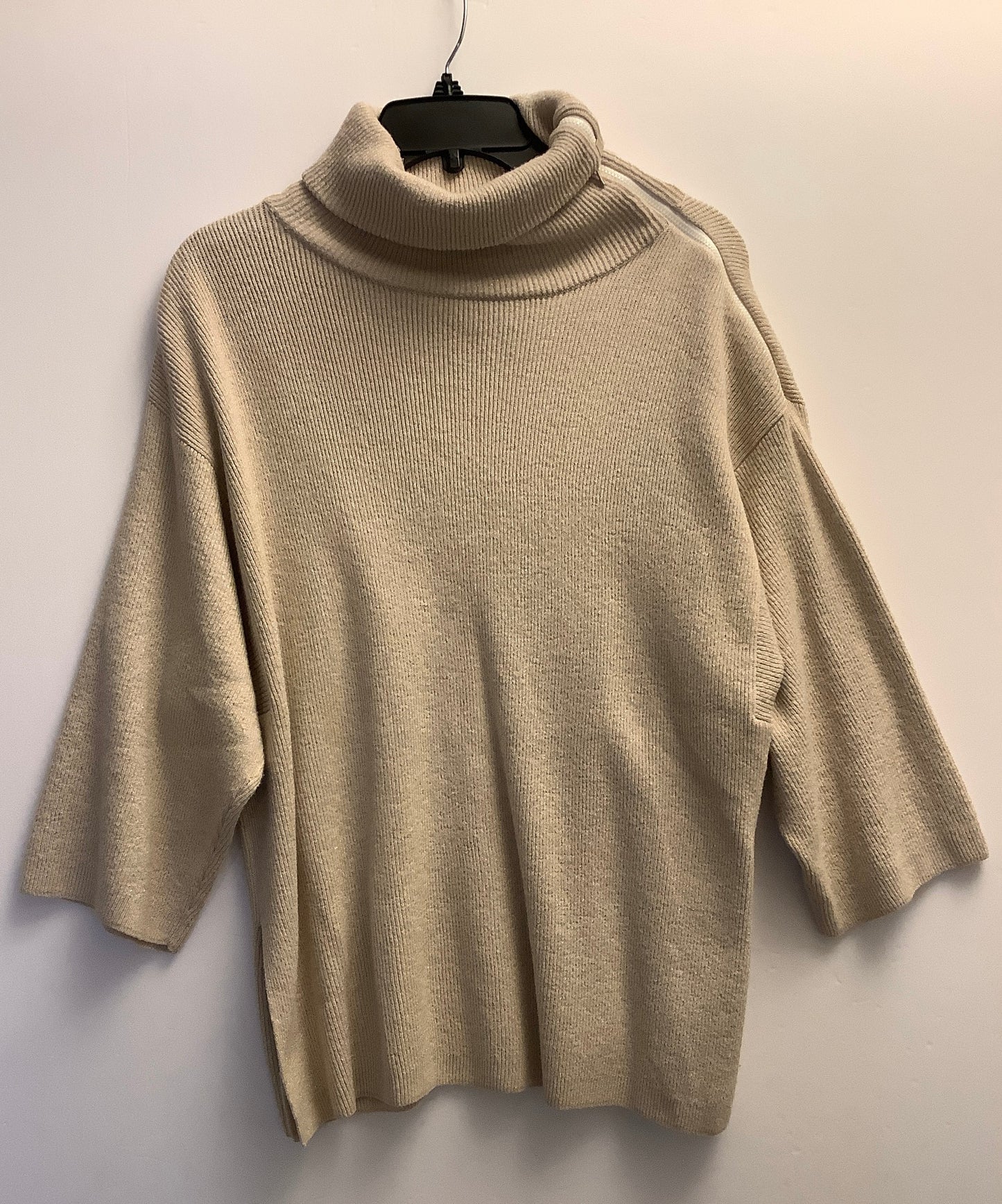 Sweater By Chicos In Tan, Size: M