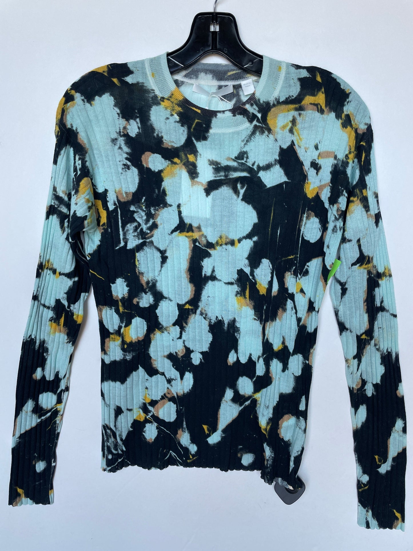 Top Long Sleeve By Hugo Boss In Tie Dye Print, Size: L