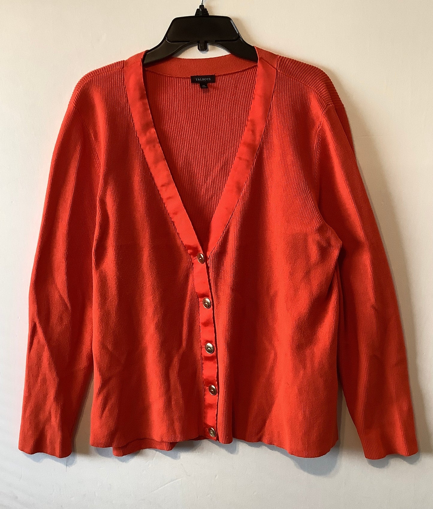 Sweater By Talbots In Red, Size: Xl