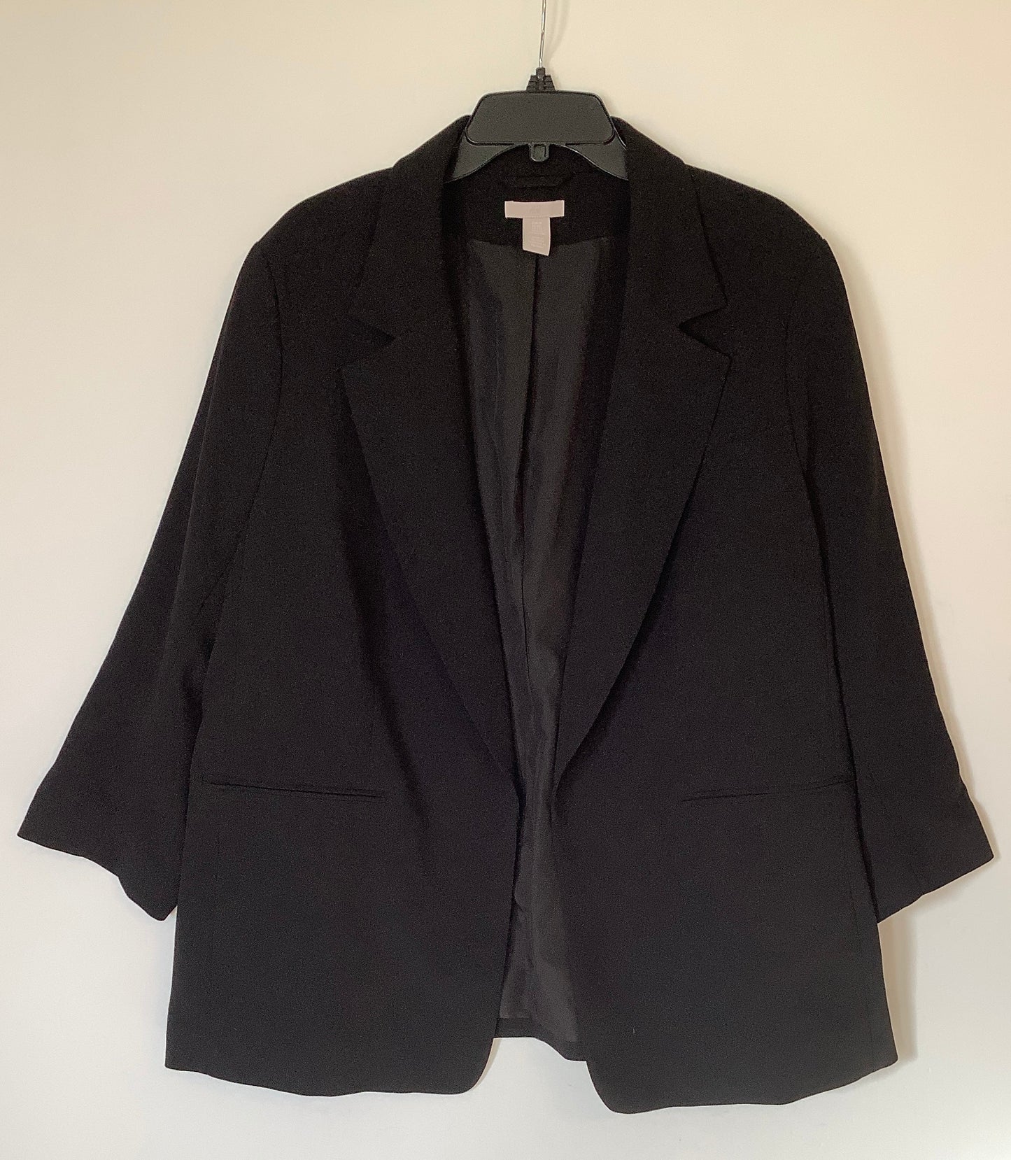 Blazer By H&m In Black, Size: Xxl