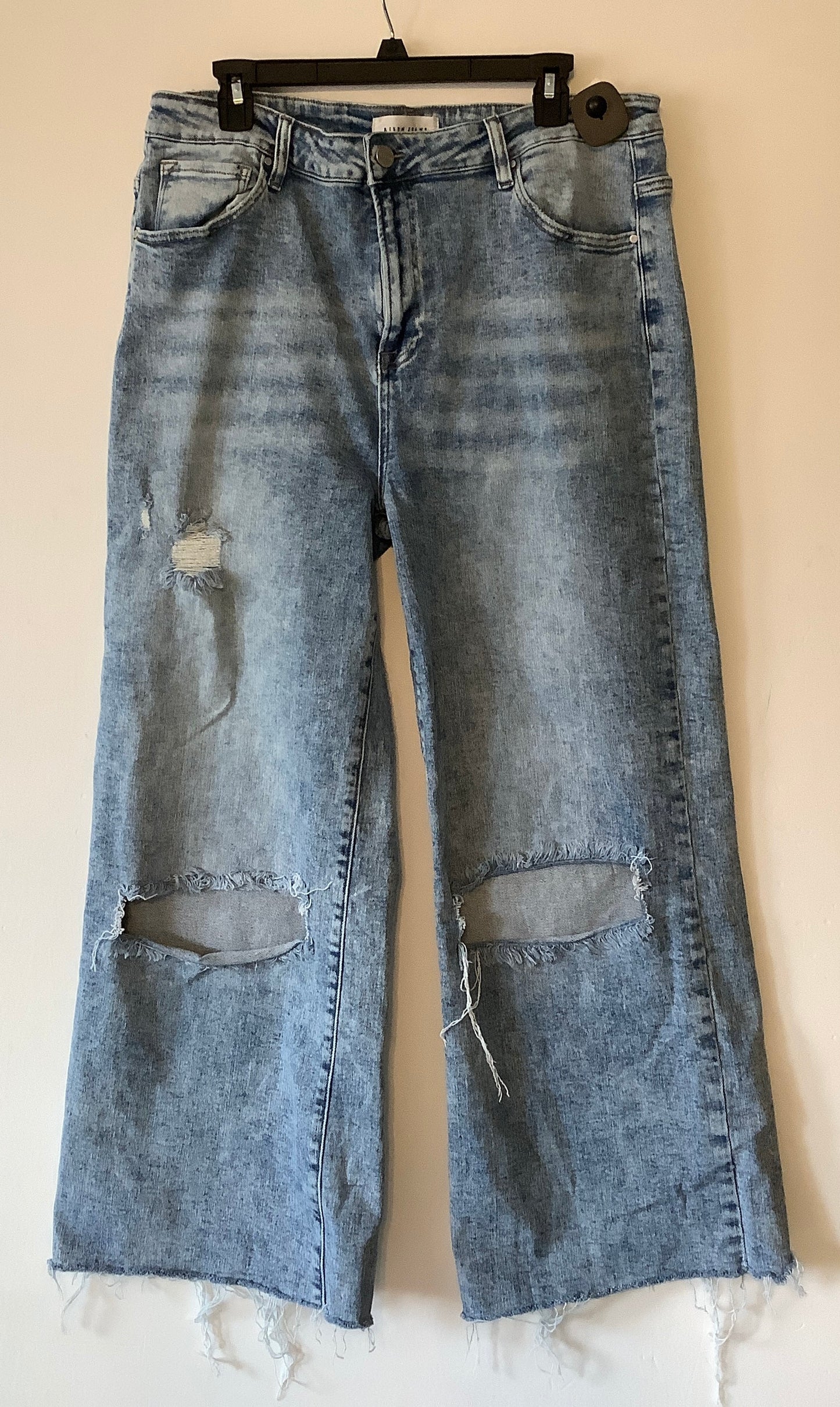 Jeans Straight By Risen In Blue Denim, Size: 2x