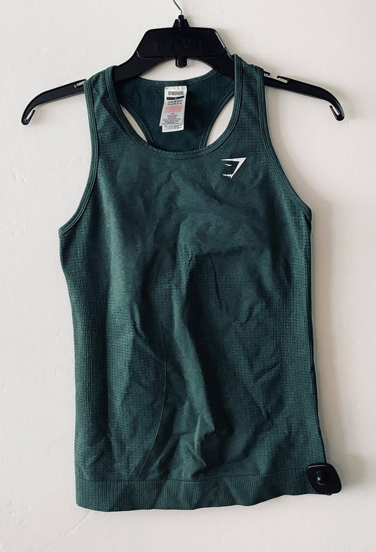 Athletic Tank Top By Gym Shark In Green, Size: M