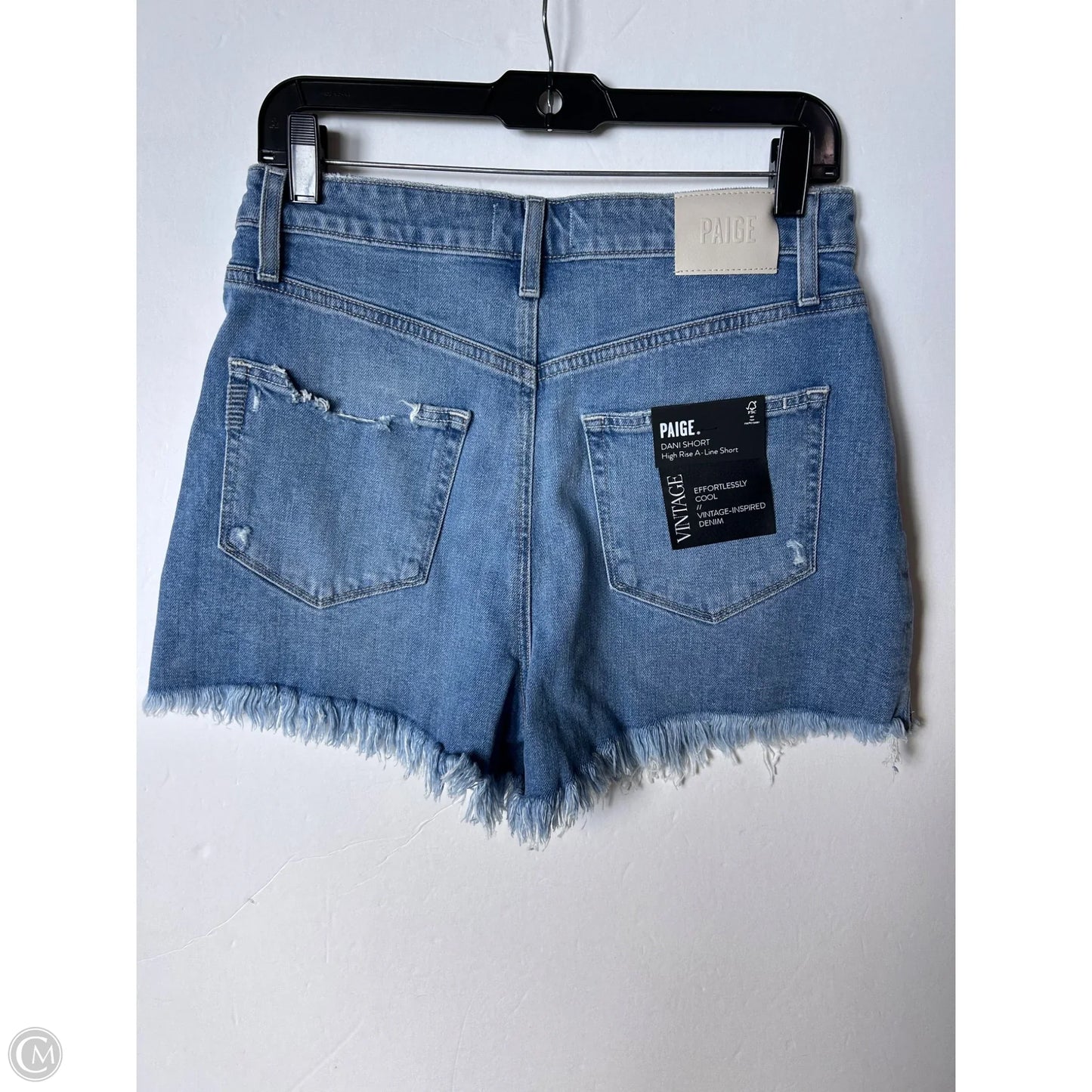 Shorts By Paige In Blue Denim, Size: 8