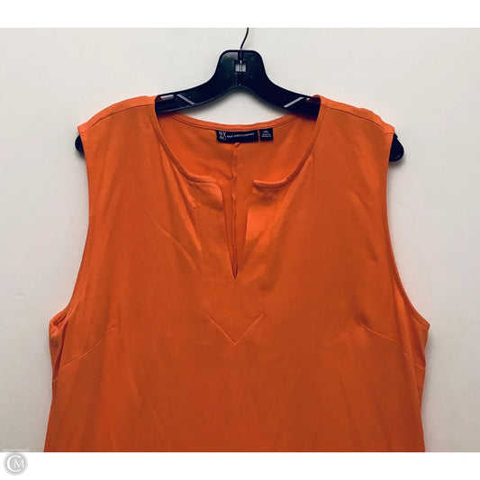 Dress Casual Short By New York And Co In Orange, Size: Xxl