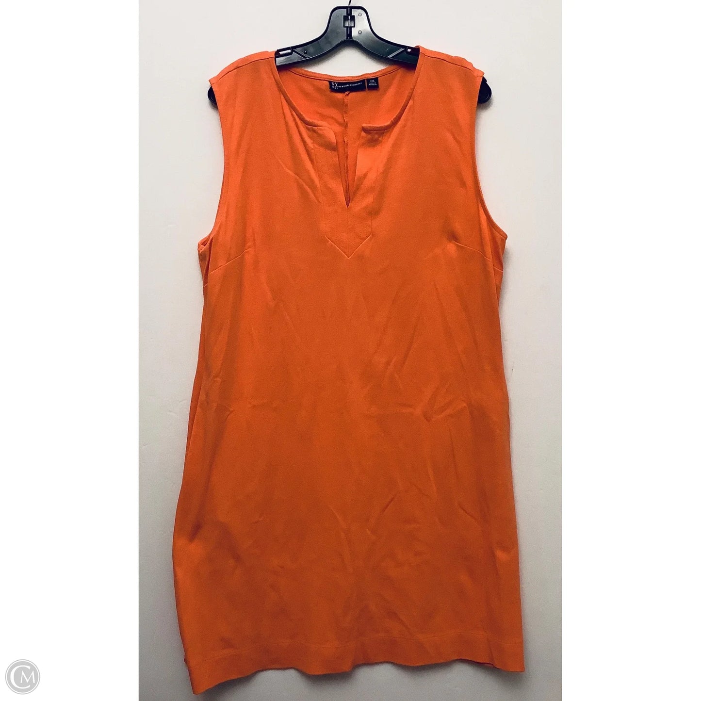 Dress Casual Short By New York And Co In Orange, Size: Xxl