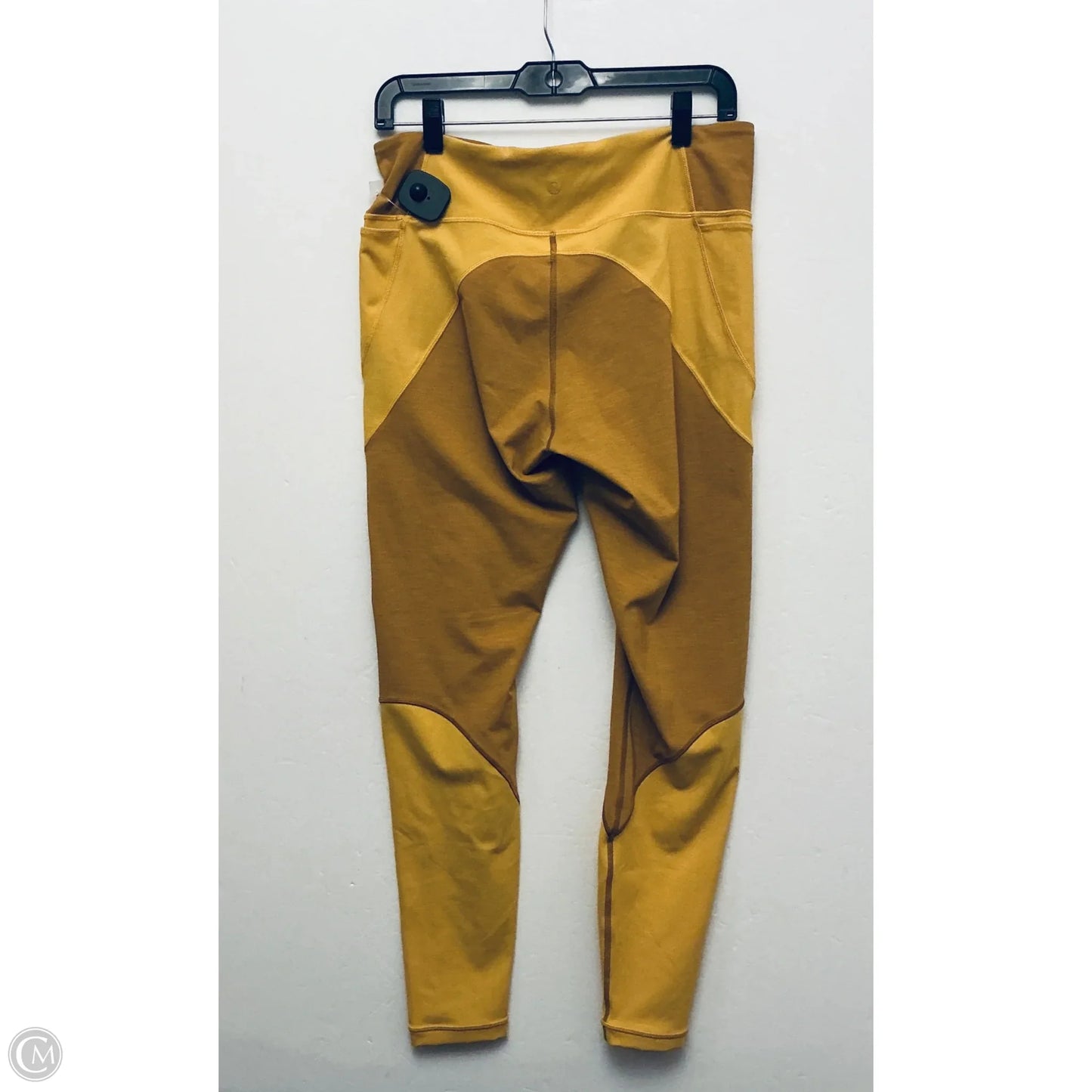 Athletic Leggings By Lululemon In Yellow, Size: 12