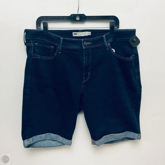 Shorts By Levis In Blue Denim, Size: 20