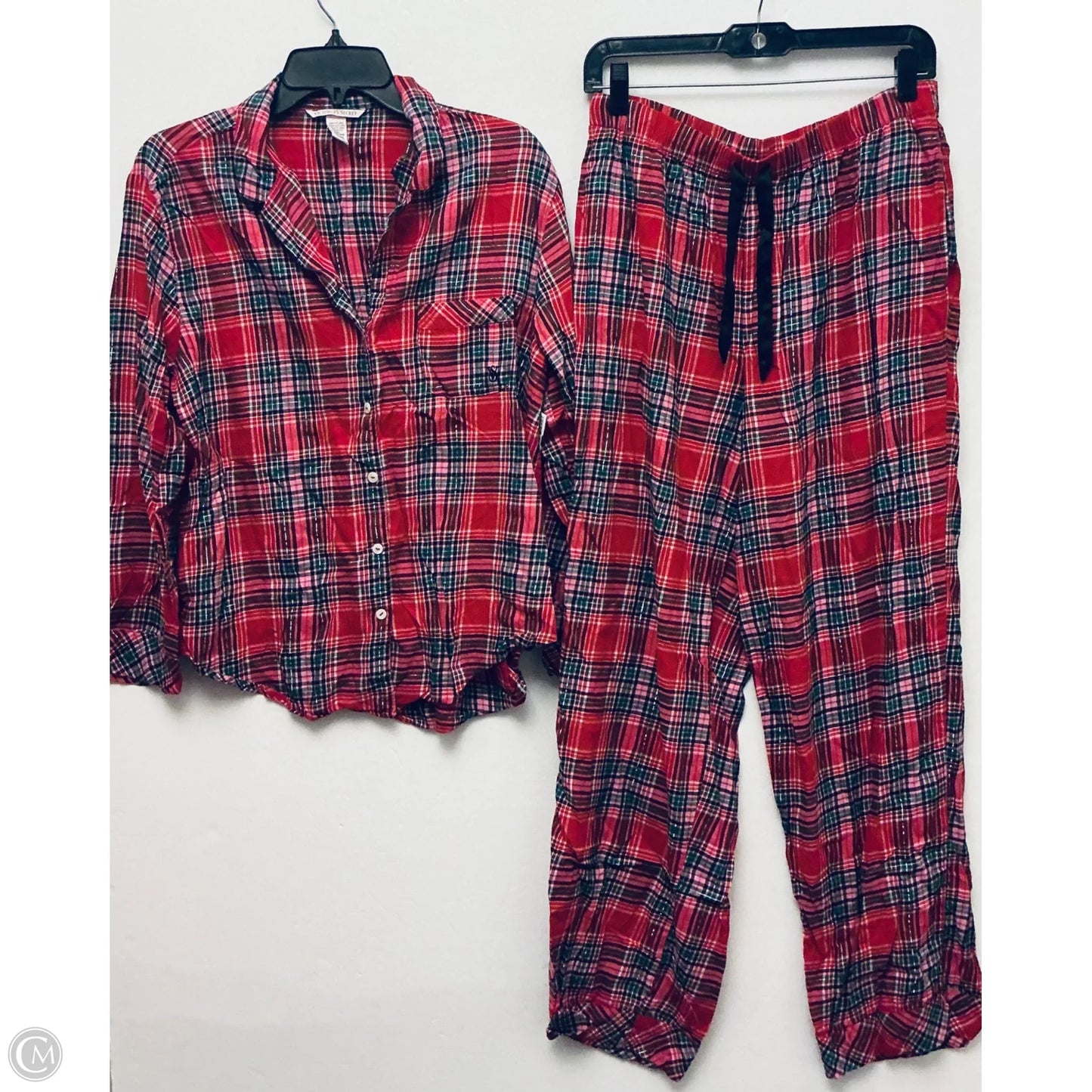 Pajamas 2pc By Victorias Secret In Red, Size: M