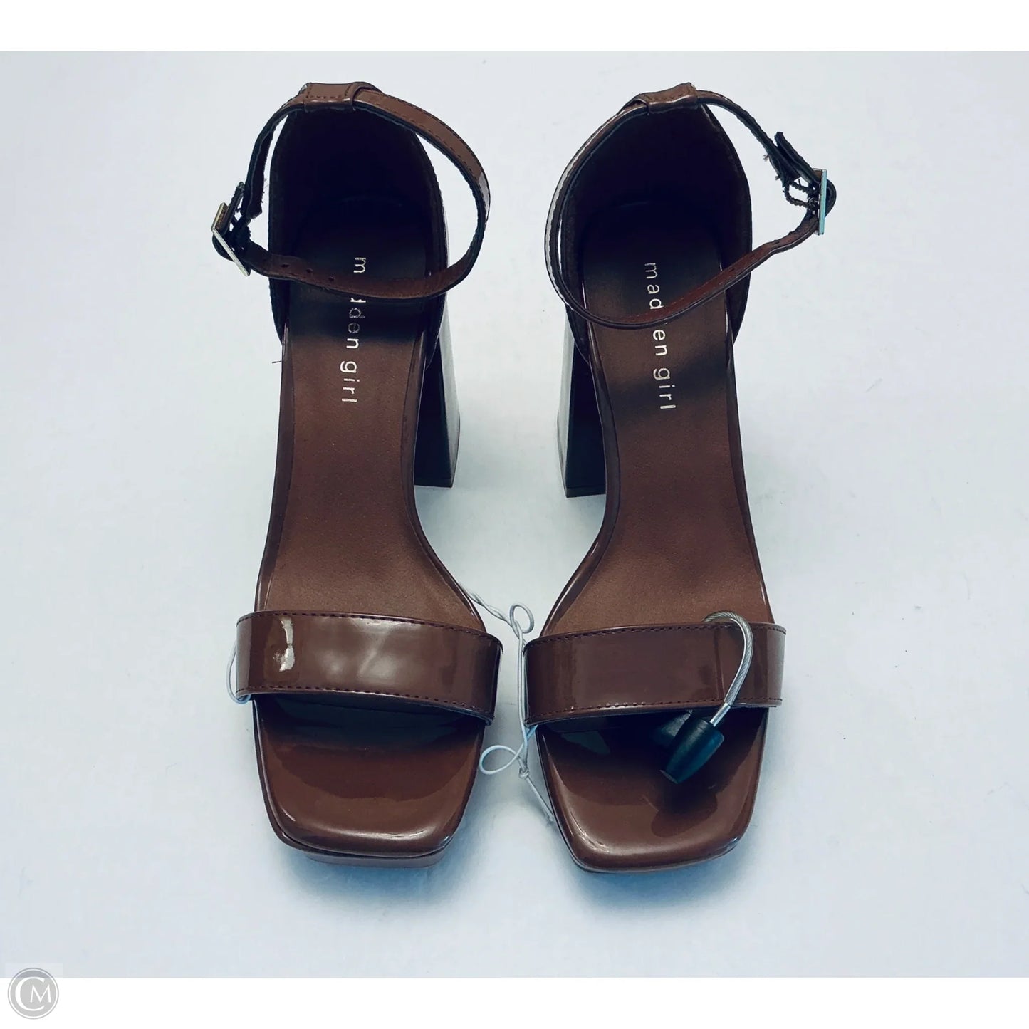 Sandals Heels Block By Madden Girl In Brown, Size: 8