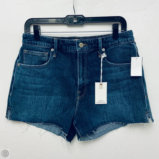 Shorts By Good American In Blue Denim, Size: 10