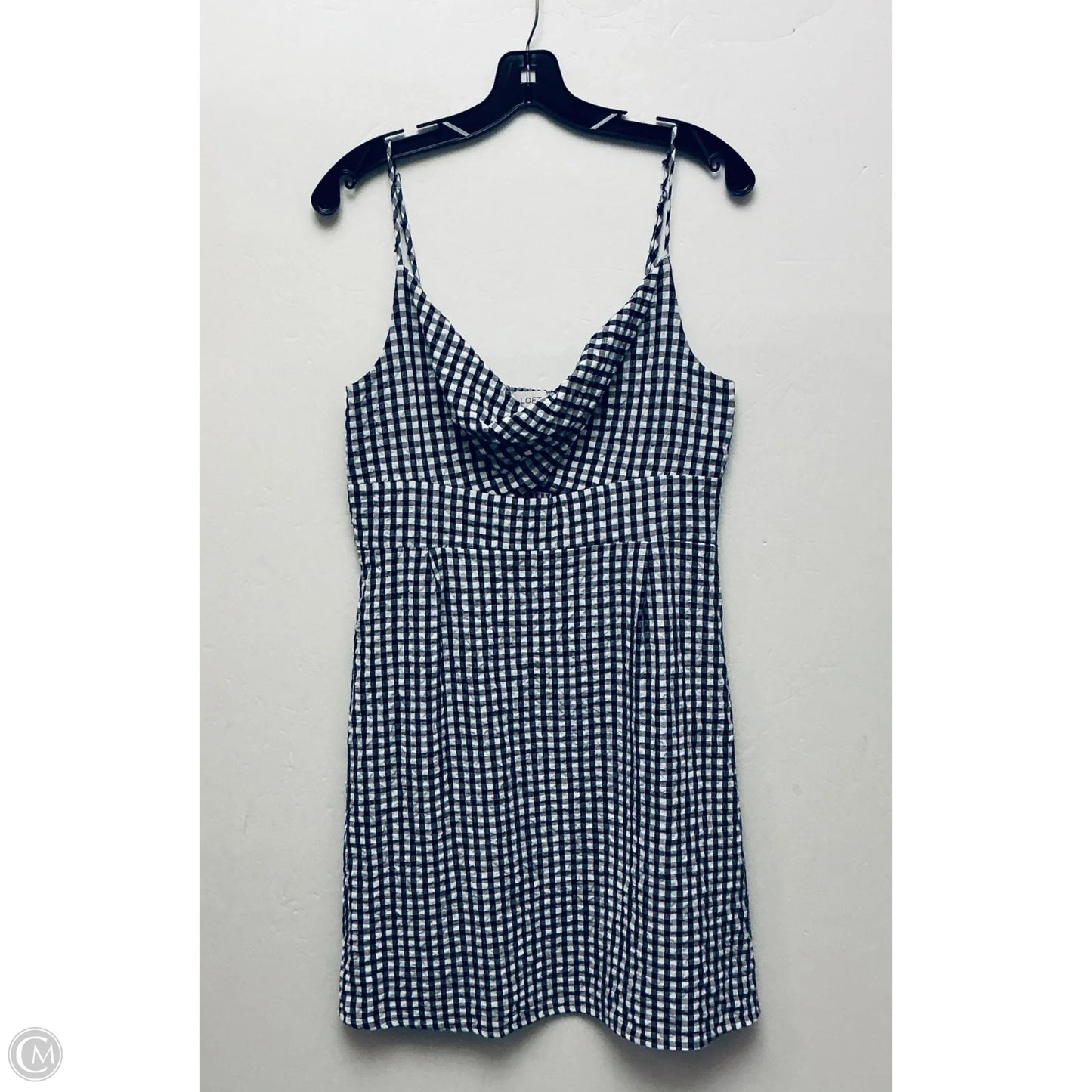 Dress Casual Short By Loft In Checkered Pattern, Size: L