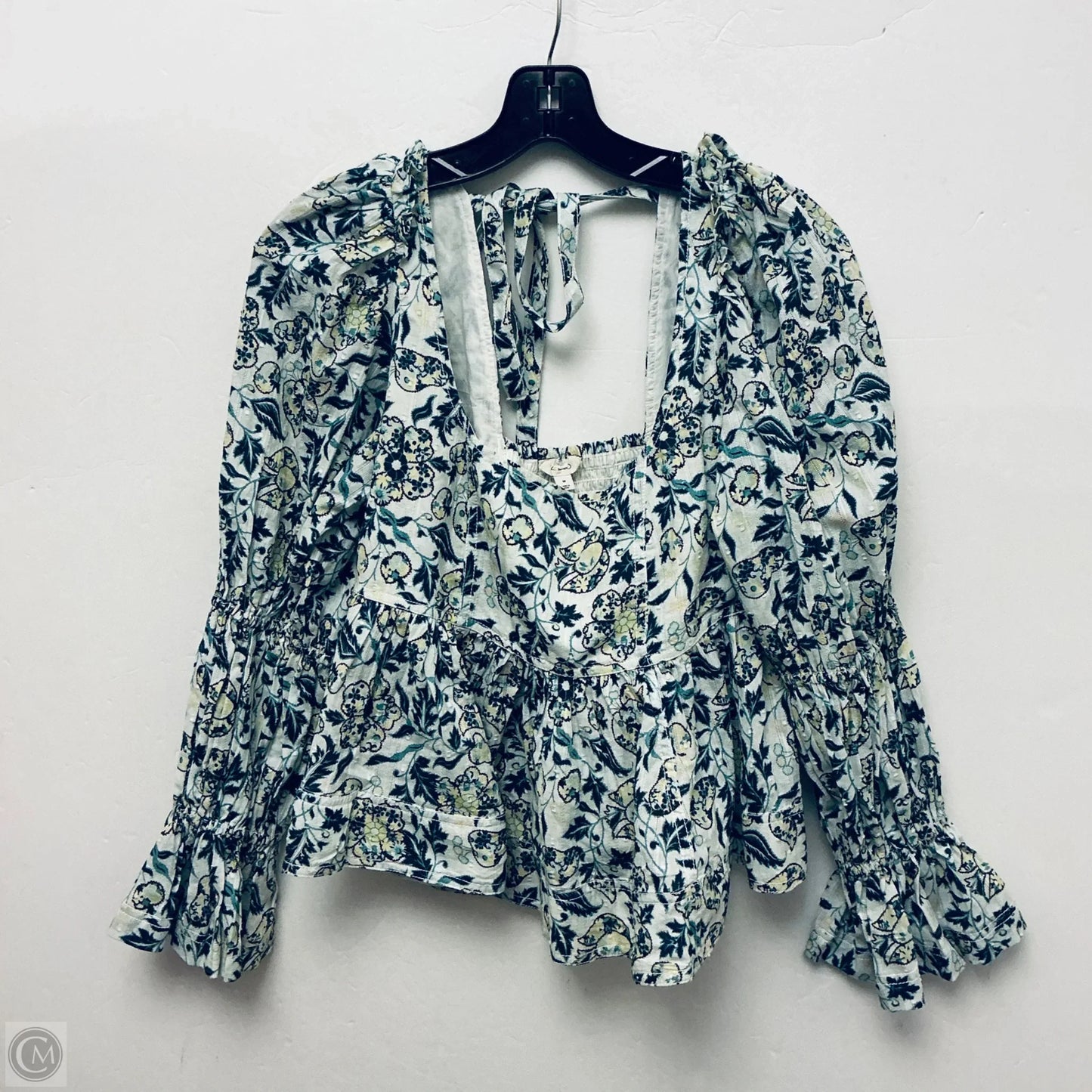 Top Long Sleeve By Pilcro In Floral Print, Size: M