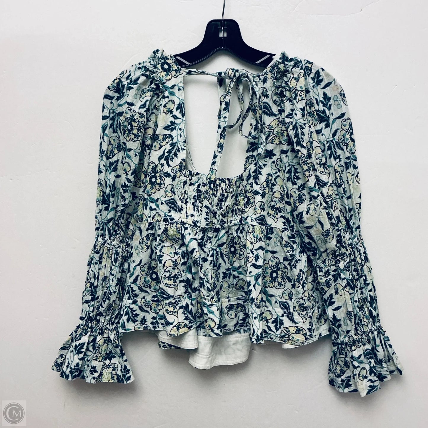 Top Long Sleeve By Pilcro In Floral Print, Size: M