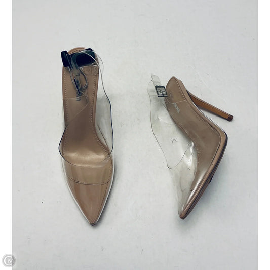 Shoes Heels Stiletto By Fashion Nova In Clear, Size: 8