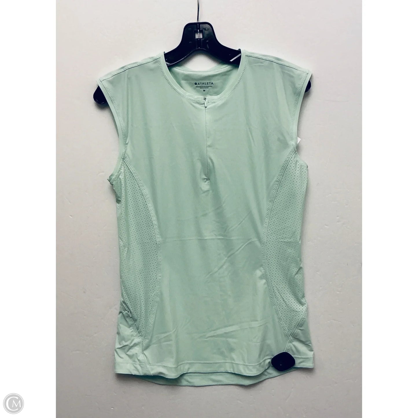 Athletic Tank Top By Athleta In Green, Size: M