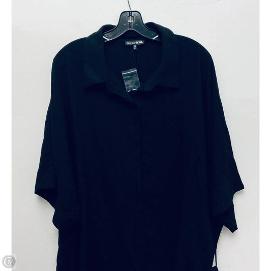 Romper By Fashion Nova In Black, Size: 3x