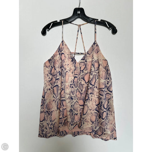 Top Cami By Mi Ami In Snakeskin Print, Size: L