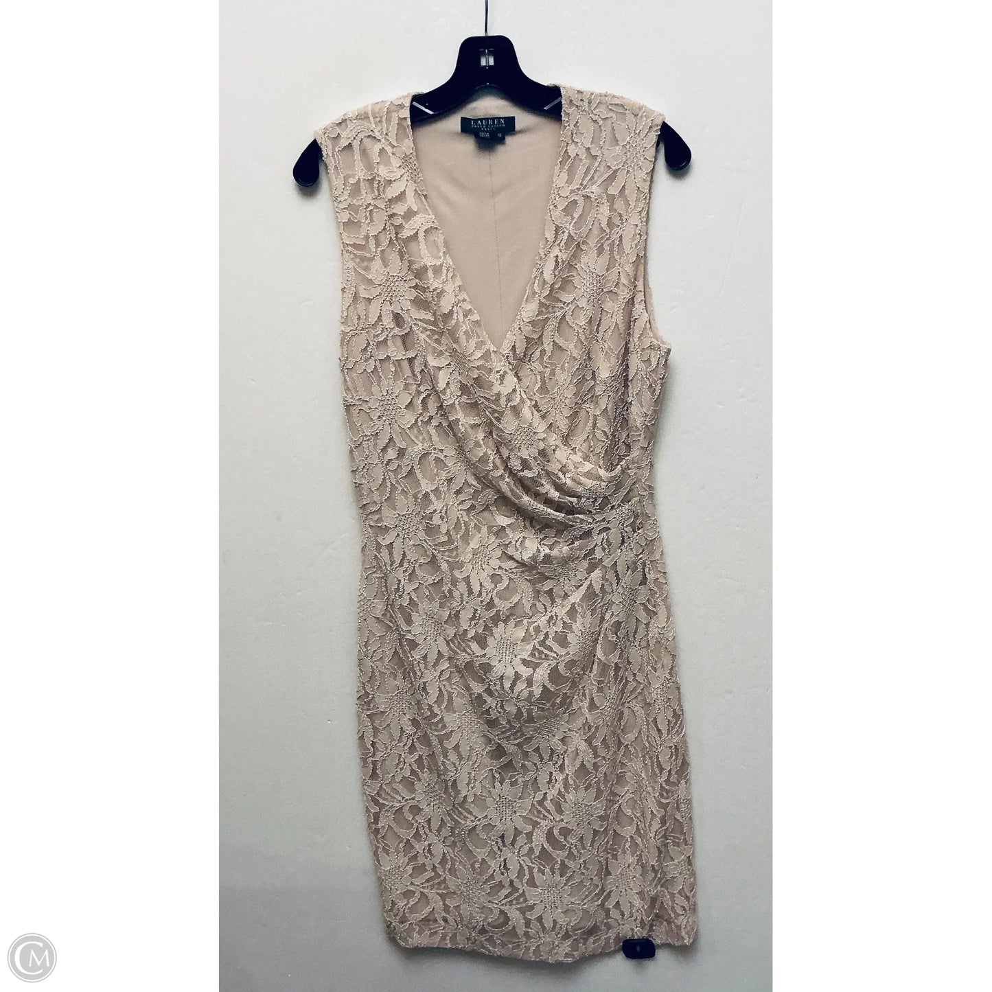 Dress Party Short By Lauren By Ralph Lauren In Brown, Size: L