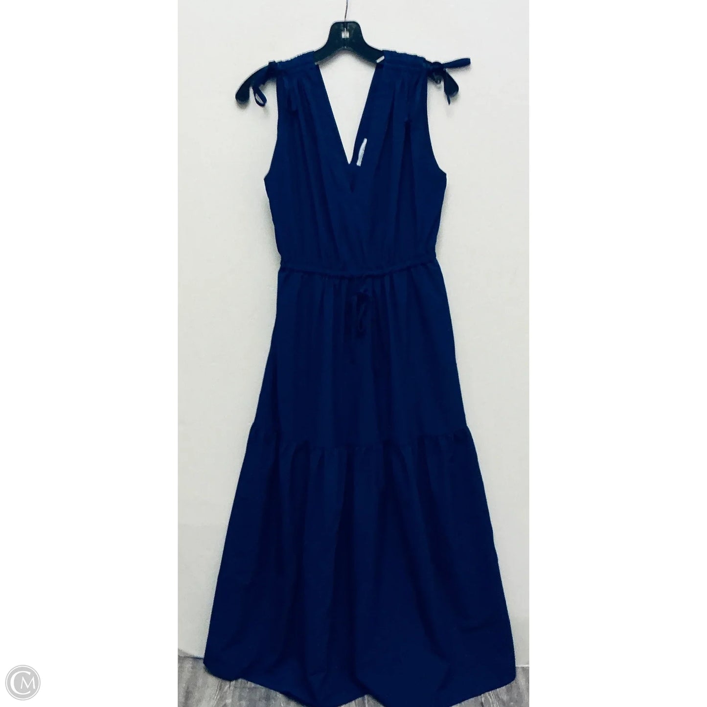 Dress Casual Midi By Calvin Klein In Blue, Size: S