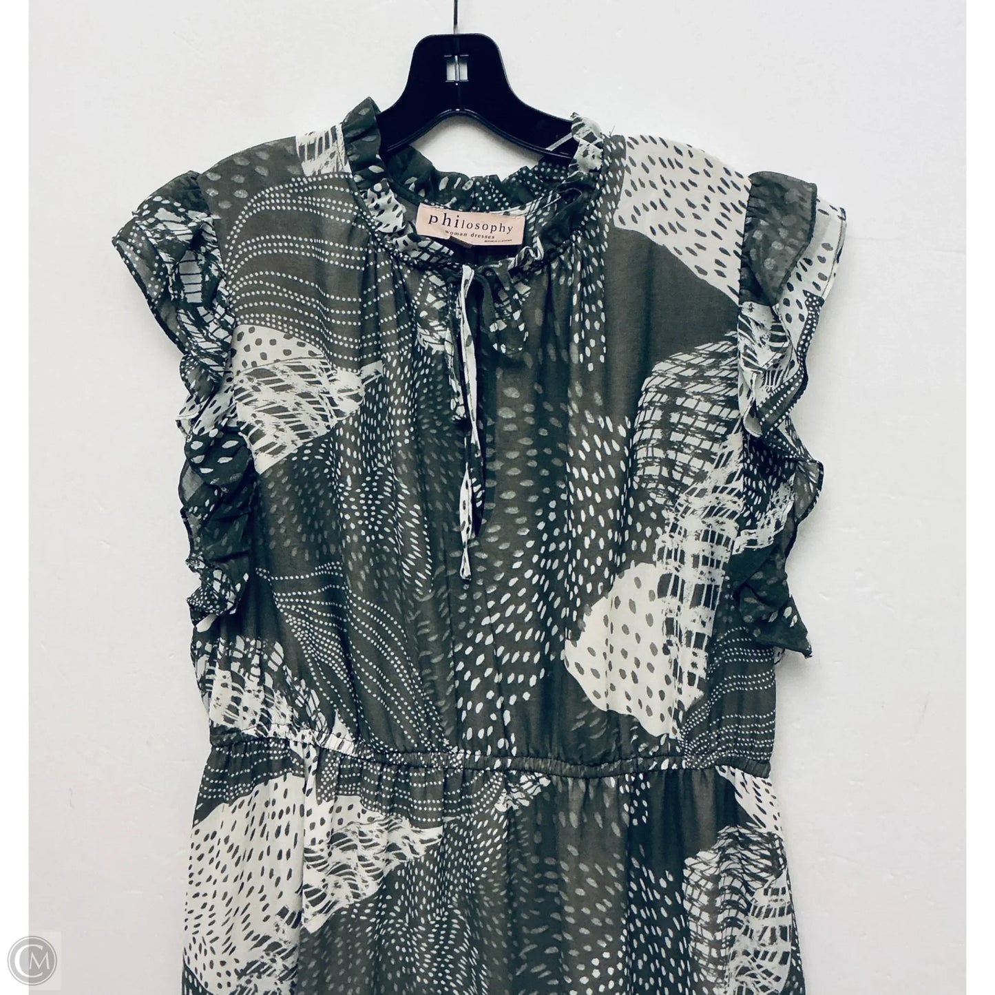 Dress Casual Midi By Philosophy In Green, Size: 1x