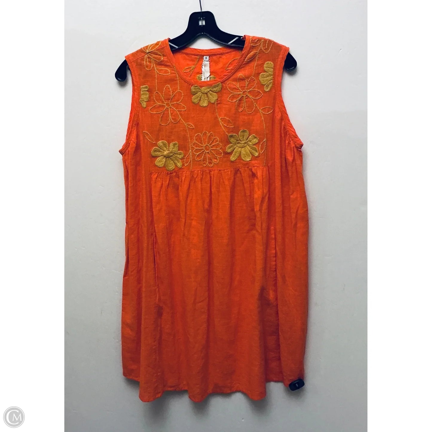 Dress Casual Short By Uncle Frank In Orange, Size: S