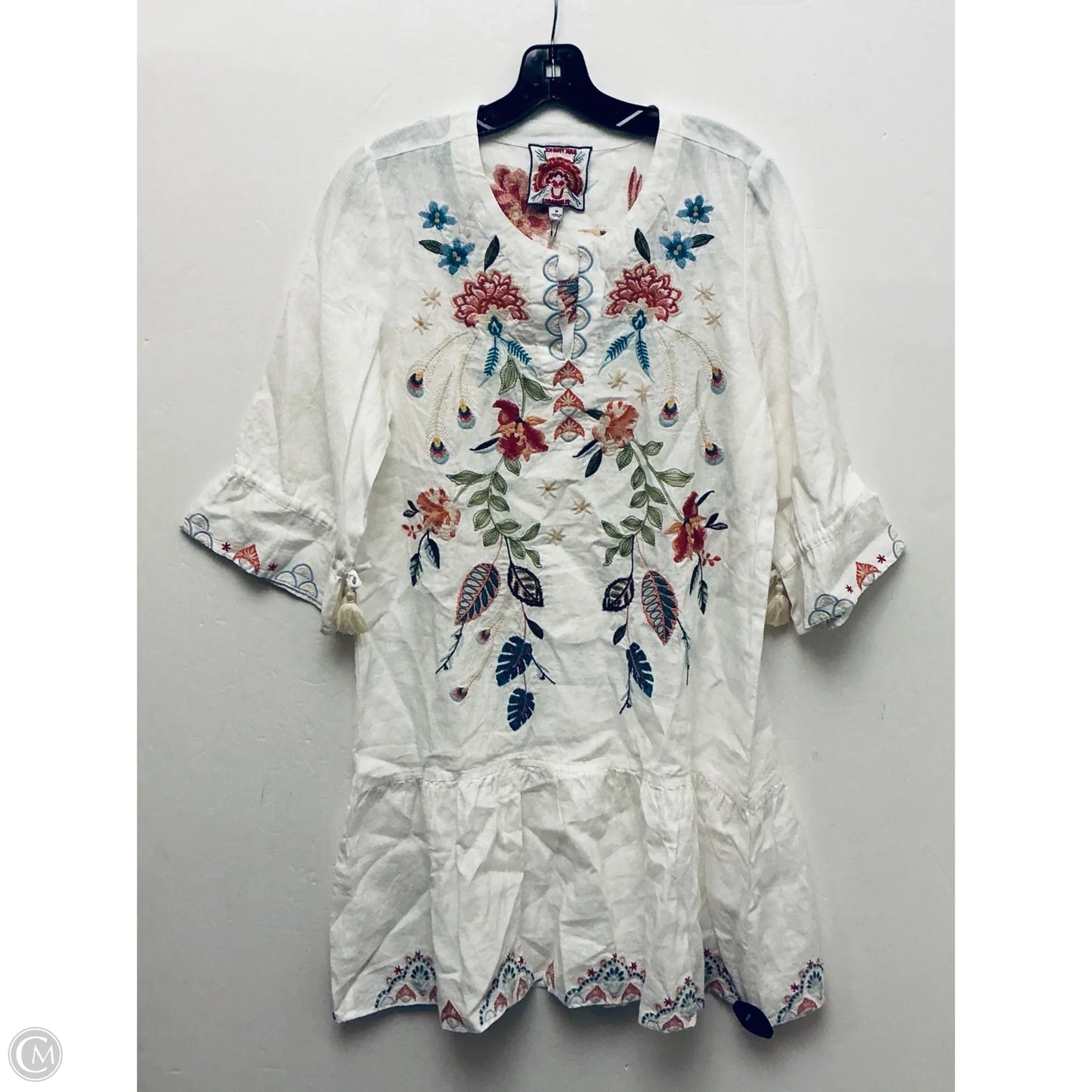 Dress Casual Short By Johnny Was In White, Size: M