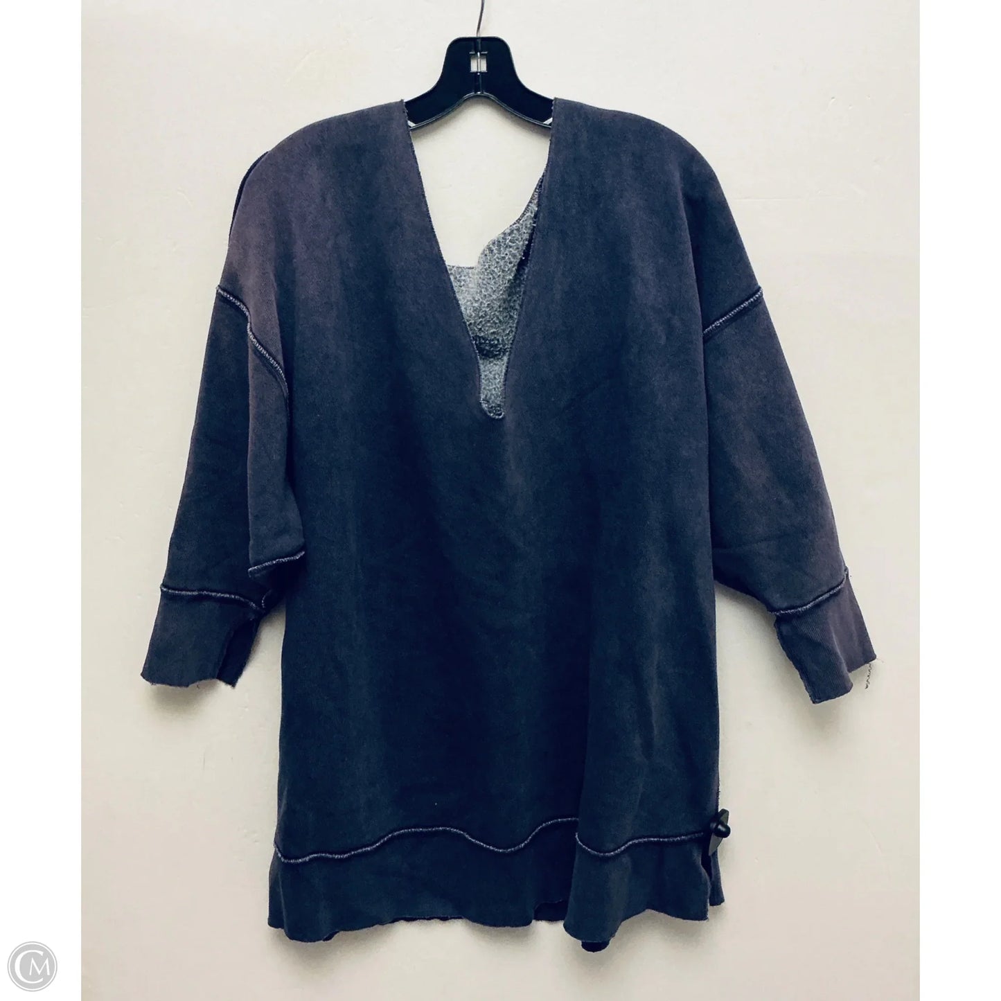 Sweatshirt Crewneck By Free People In Blue, Size: S