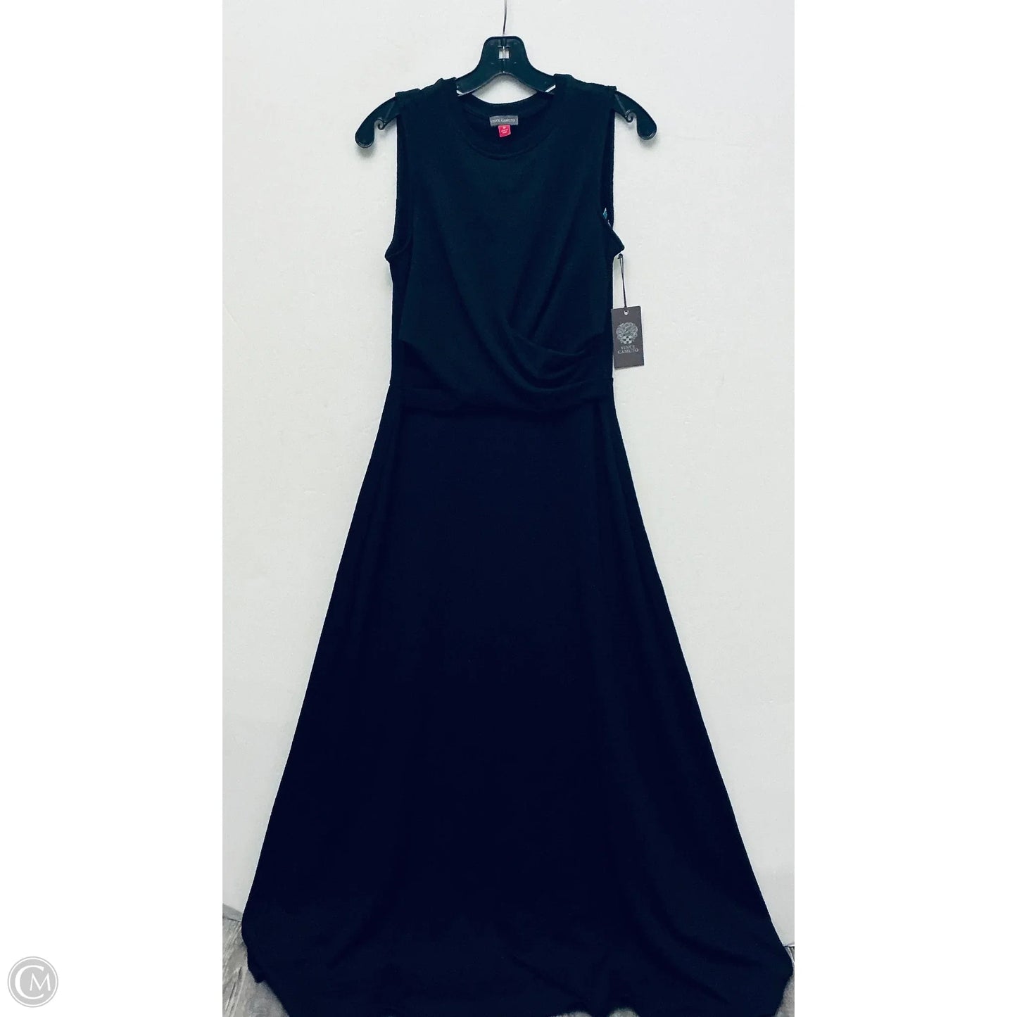 Dress Casual Midi By Vince Camuto In Black, Size: M