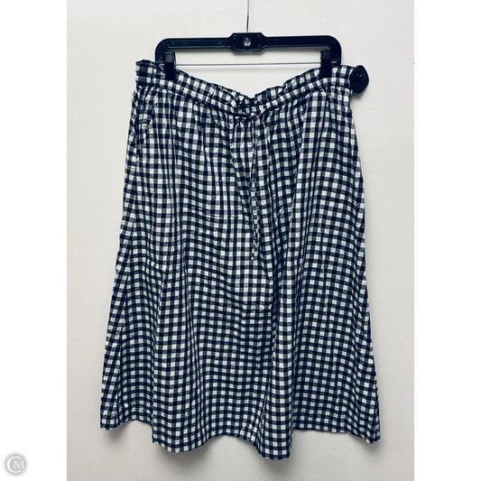 Skirt Midi By J. Crew In Checkered Pattern, Size: 14