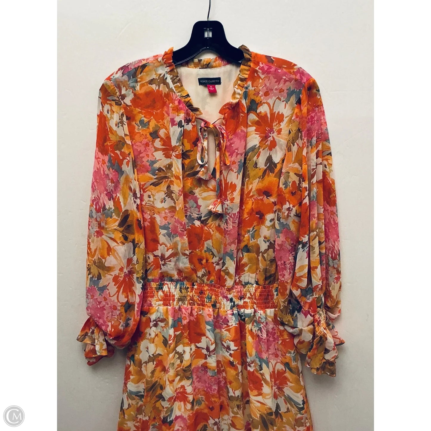 Dress Casual Maxi By Vince Camuto In Floral Print, Size: Xl