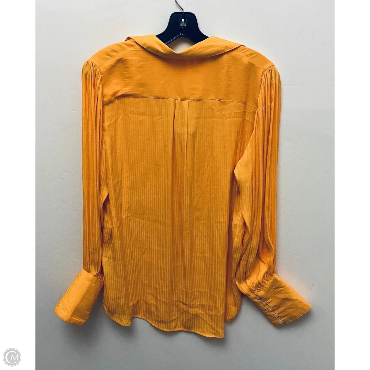 Top Long Sleeve By Free People In Yellow, Size: M