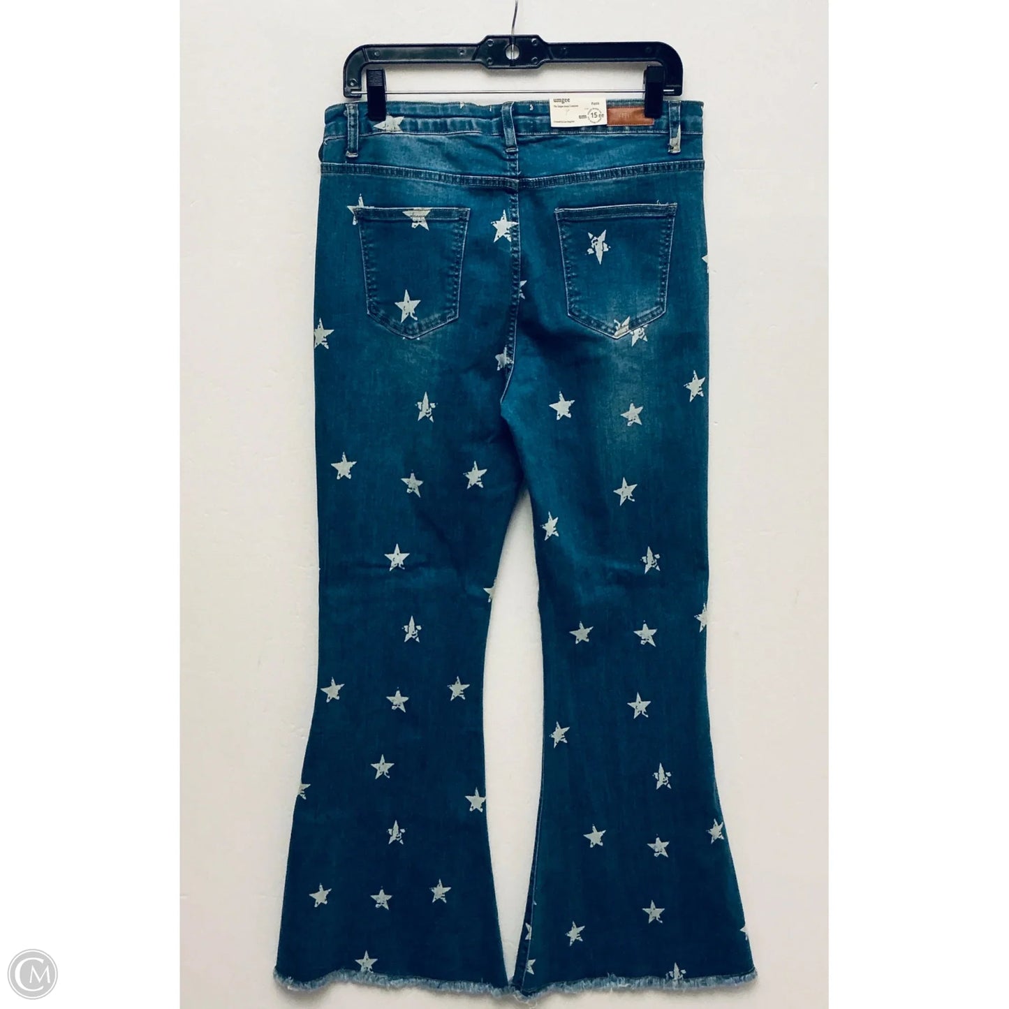 Jeans Flared By Umgee In Blue Denim, Size: 14