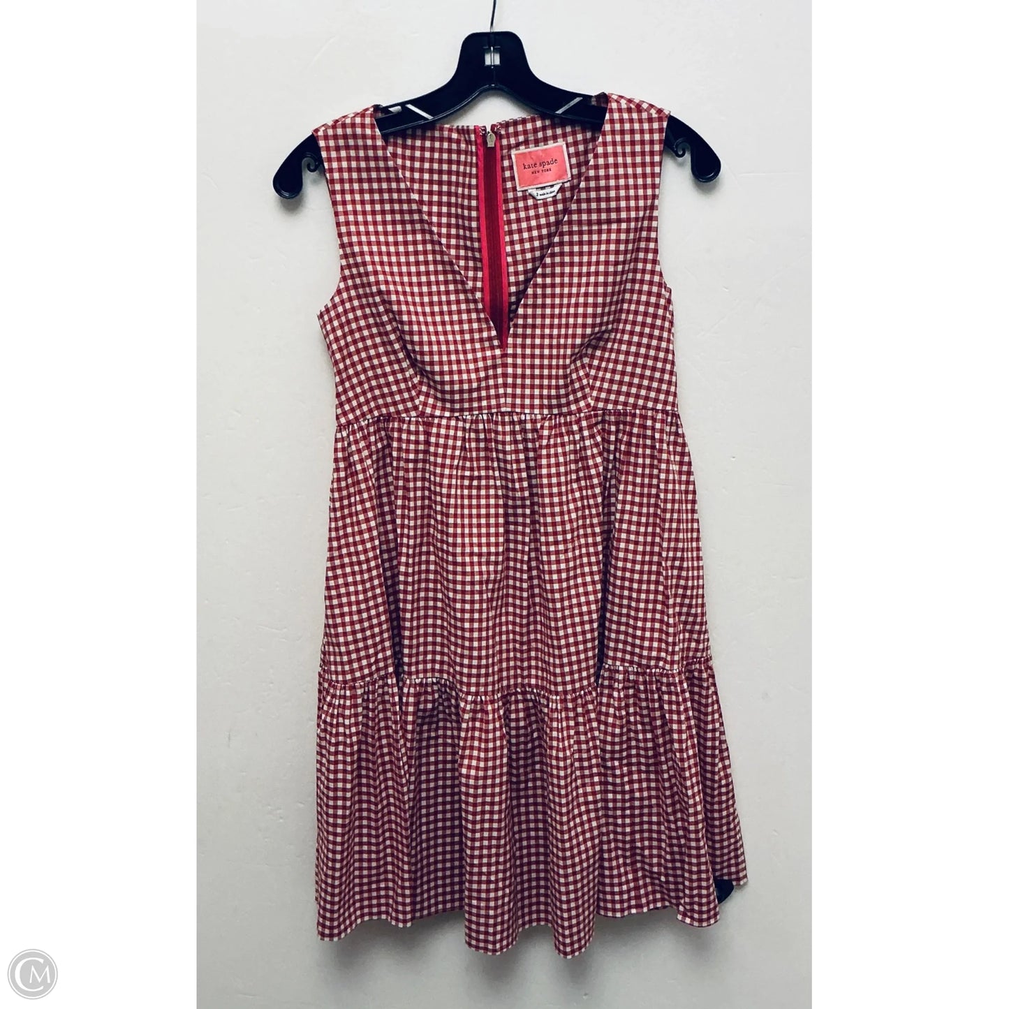 Dress Designer By Kate Spade In Checkered Pattern, Size: 2