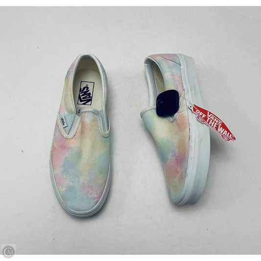 Shoes Sneakers By Vans In Tie Dye Print, Size: 9