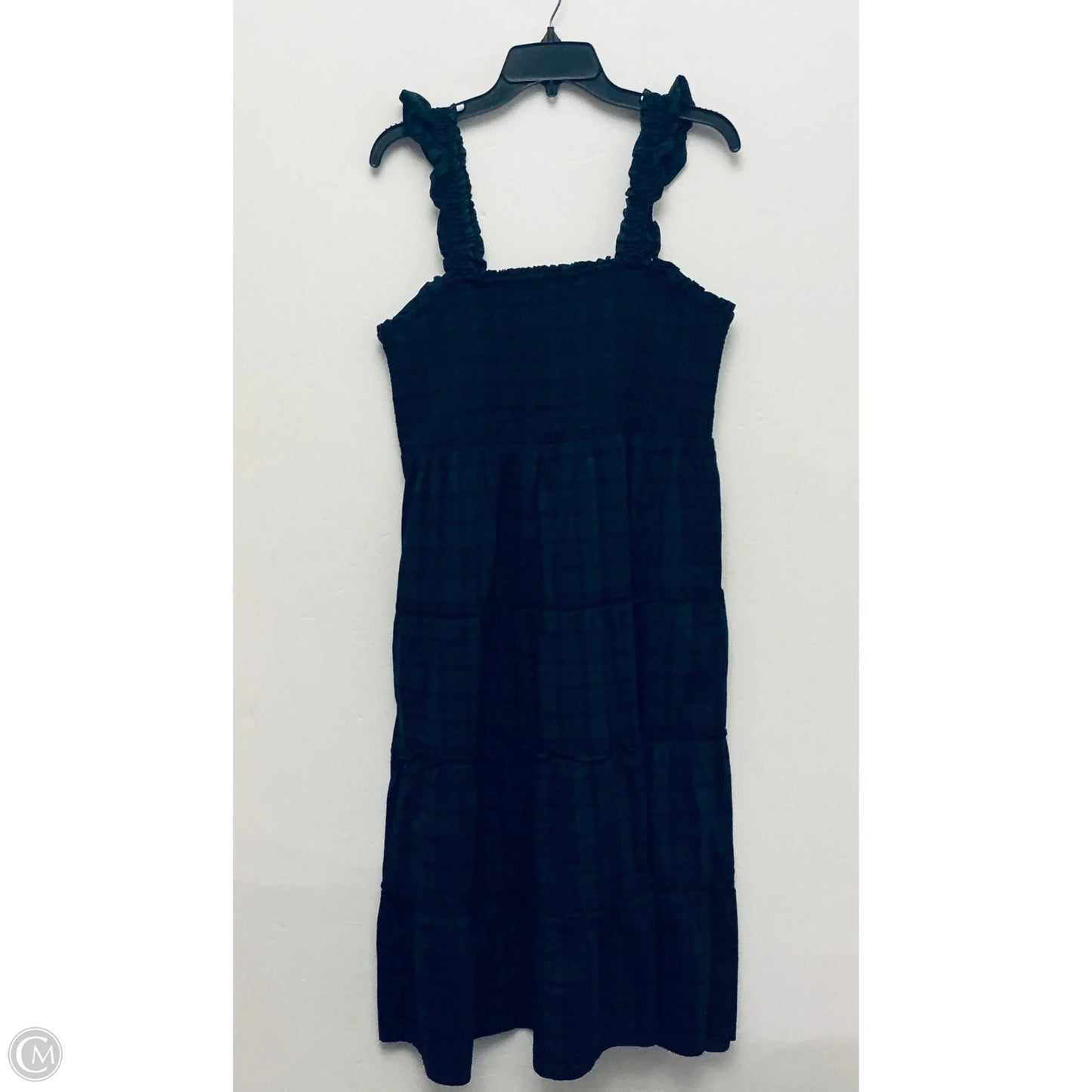 Dress Casual Maxi By J. Crew In Plaid Pattern, Size: L